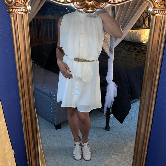 Sleeveless Button Down Dress S/M - Picture 2 of 3